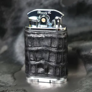 Brizard and Co Gatsby Table Lighter -Black Caiman