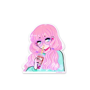 Bubbles Sparkly Sticker