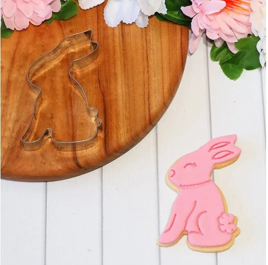 Bunny Sitting Cookie Cutter and Embosser