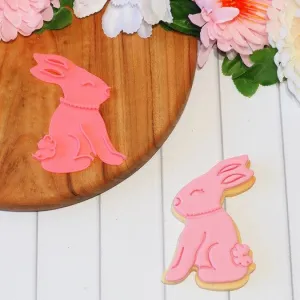 Bunny Sitting Cookie Cutter and Embosser
