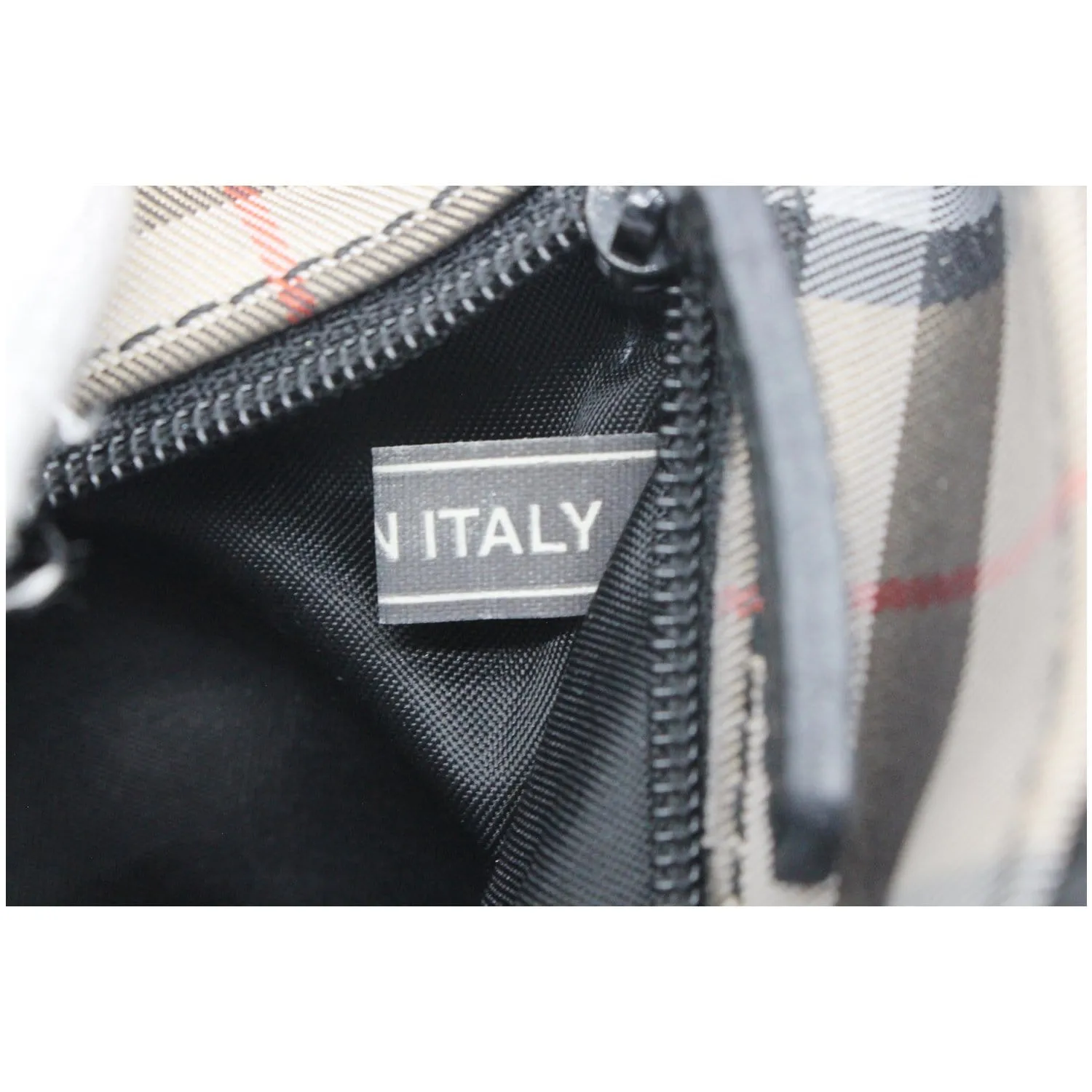 BURBERRY Mini Nova Check Canvas Tote Bag Beige