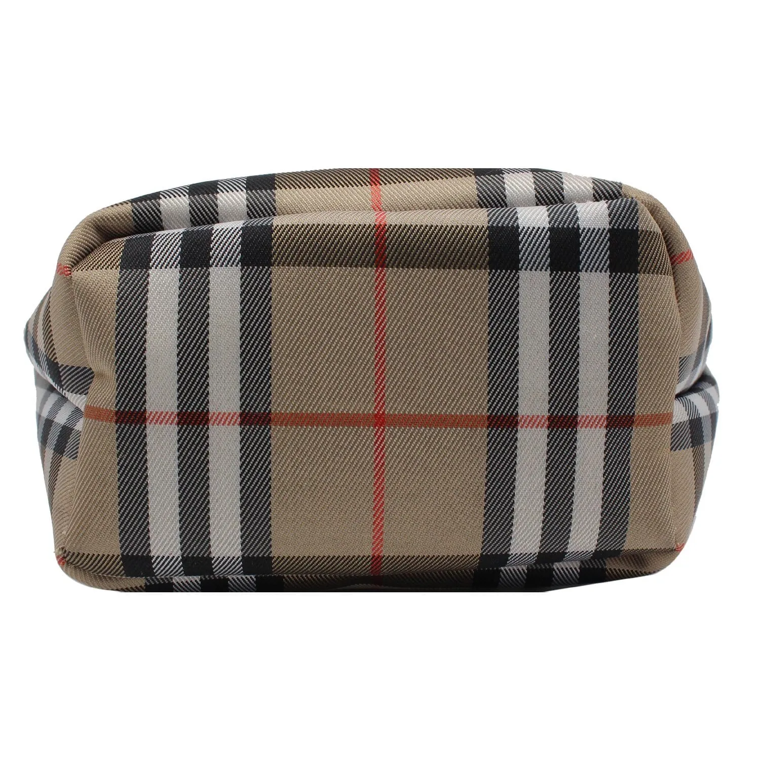 BURBERRY Mini Nova Check Canvas Tote Bag Beige