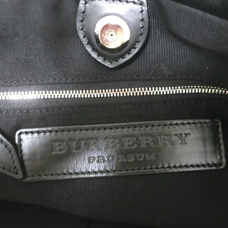 Burberry Prorsum Big Crush Tote Silver Cracked Leather Large Shoulder Bag