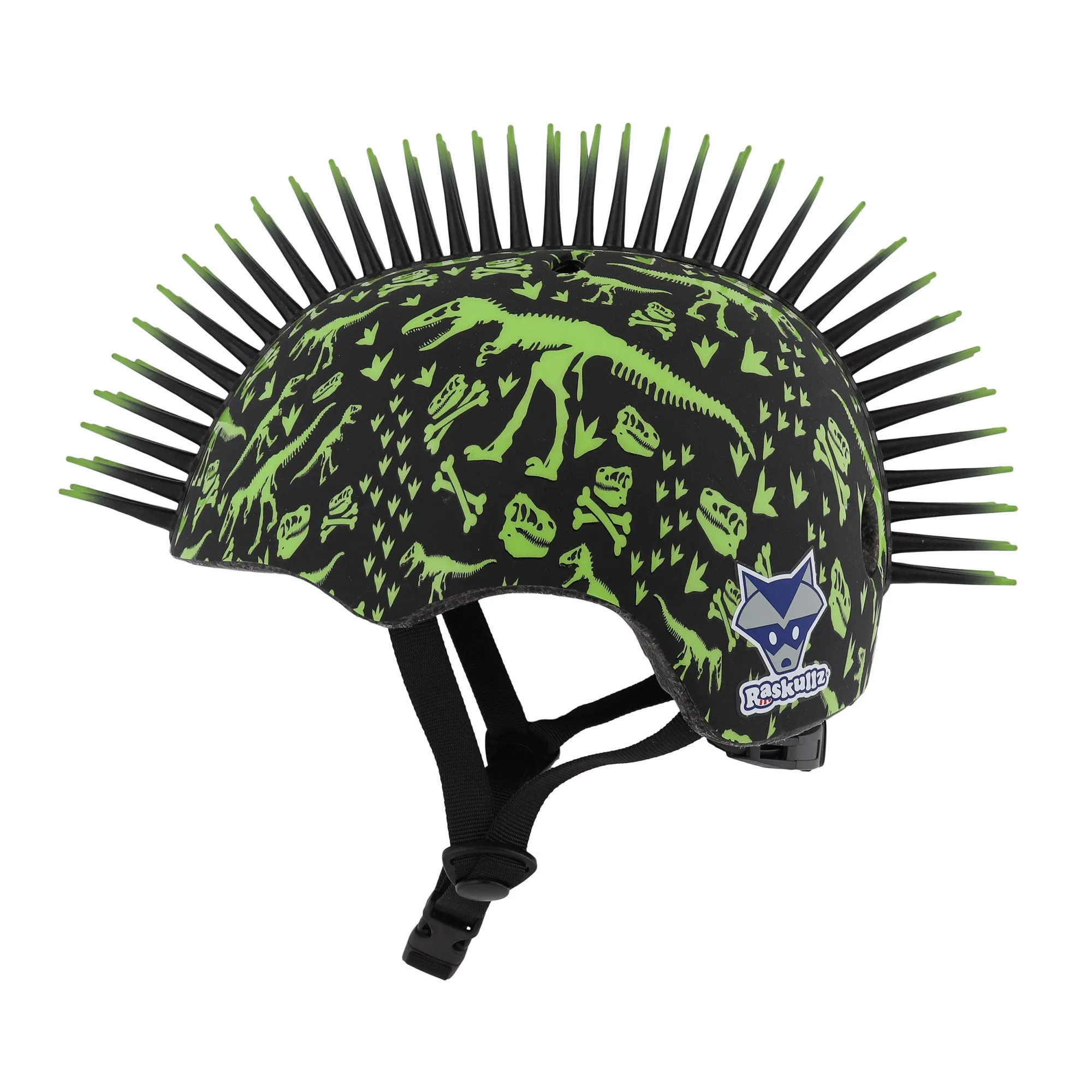 C-Preme Raskullz Child Helmet (5  Years) - T-Rex Bonez Mohawk