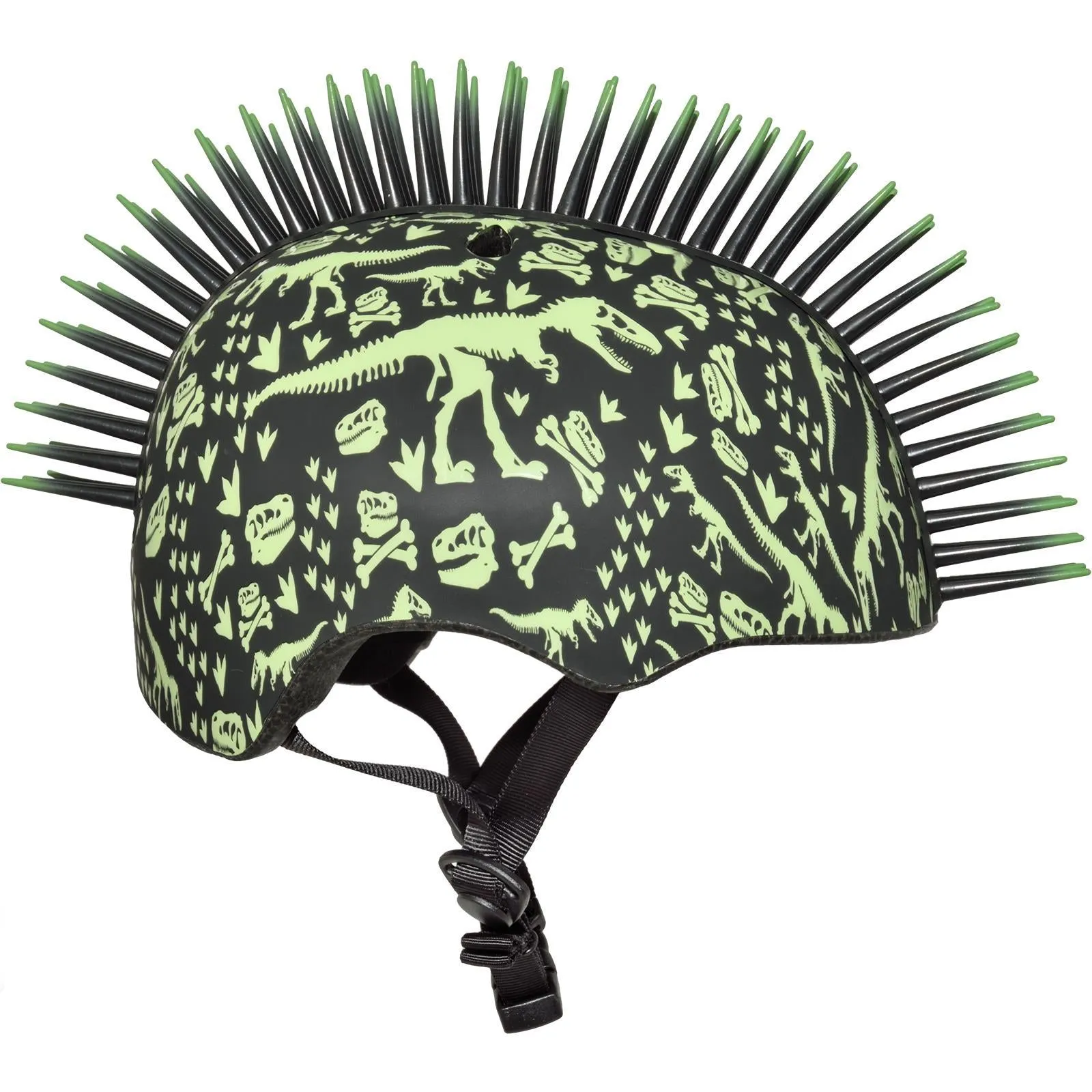 C-Preme Raskullz Toddler Helmet (3  Years) - T-Rex Bonez Mohawk