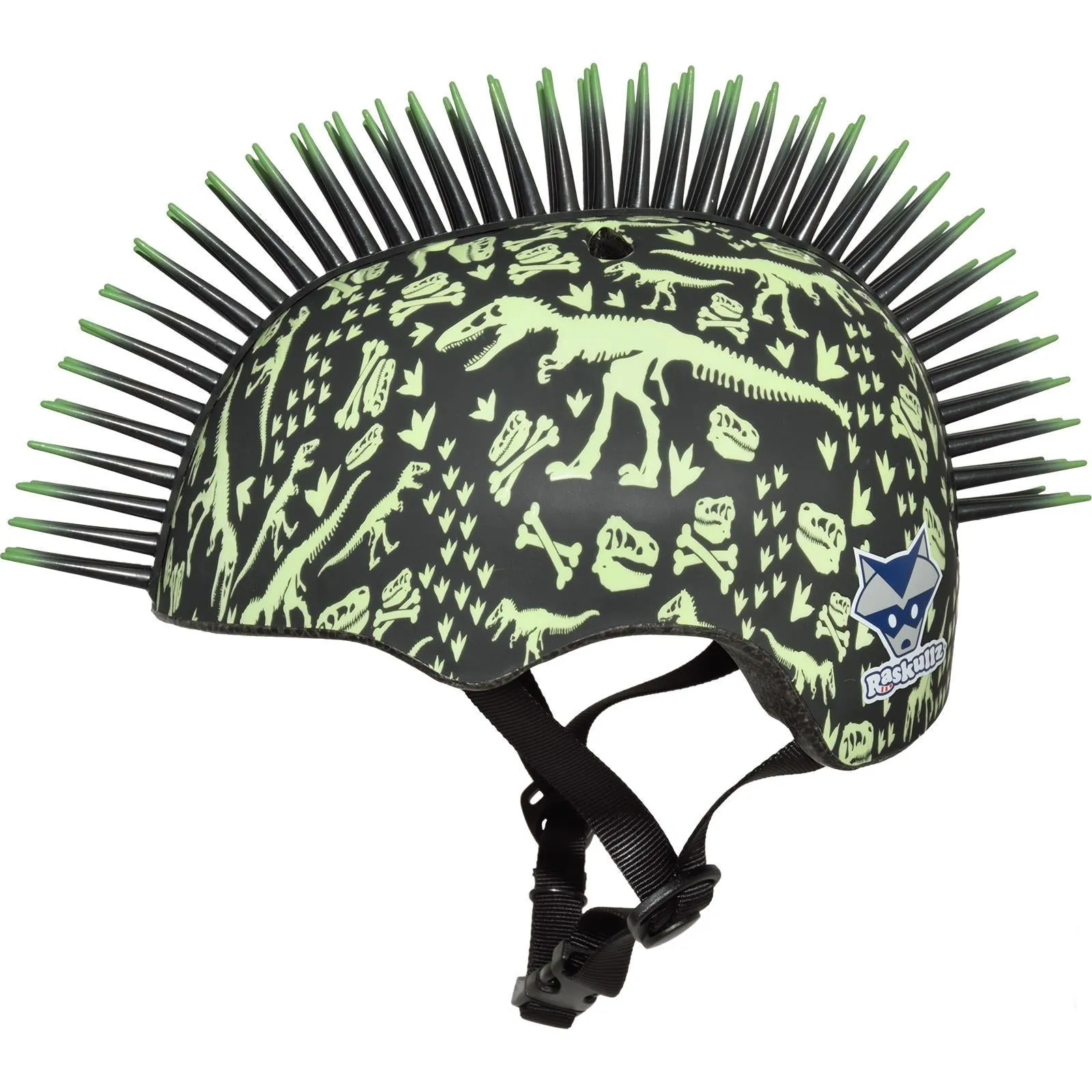 C-Preme Raskullz Toddler Helmet (3  Years) - T-Rex Bonez Mohawk