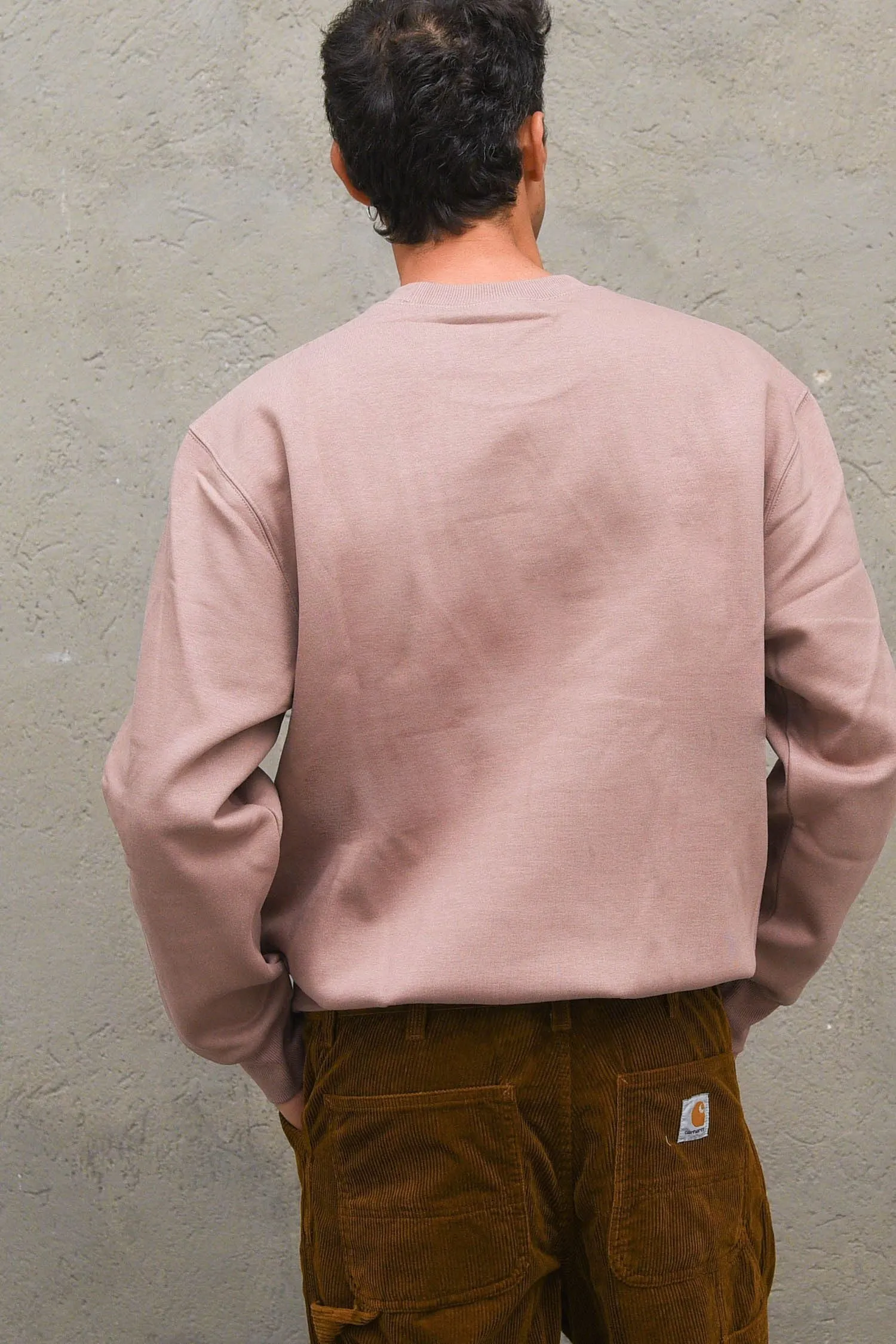Carhartt Sweat - Earthy Pink/Black