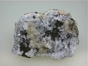 Celestite and Calcite, Scofield Quarry, Maybee, Michigan Miniature 1.5 x 4 x 6 cm $15. Online 10/27