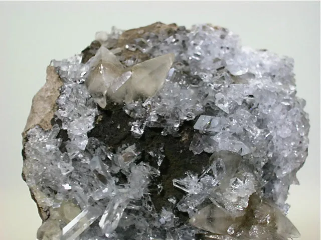 Celestite and Calcite, Scofield Quarry, Maybee, Michigan Miniature 1.5 x 4 x 6 cm $15. Online 10/27