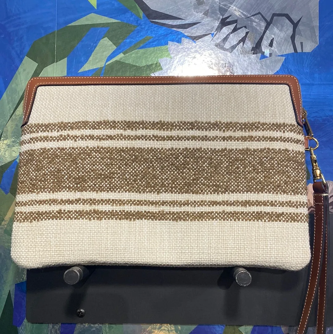 Celine Fabric Small Pouch with Strap