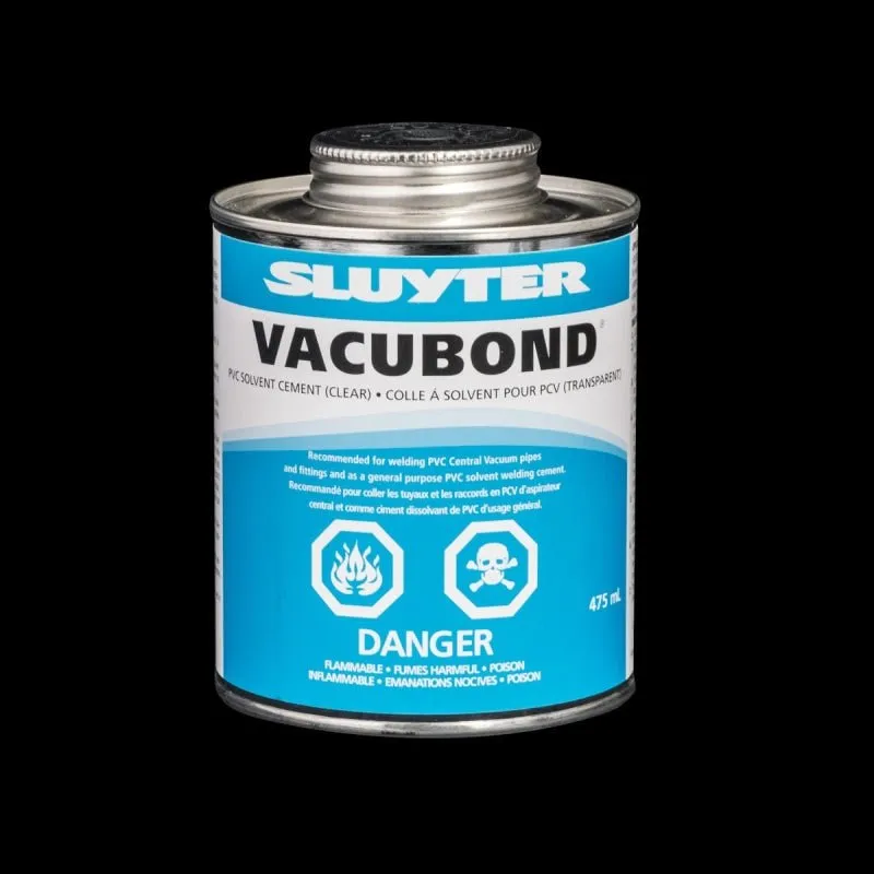 Central Vacuum PVC Bond Solvent - 475 ml