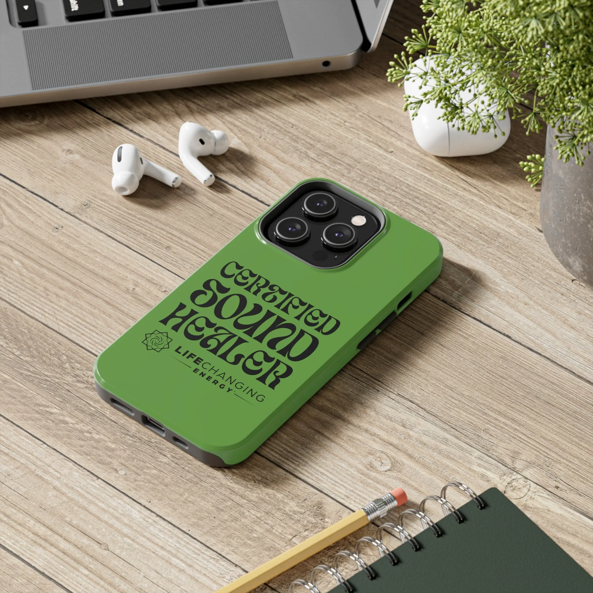 Certified Sound Healer Phone Case - Green
