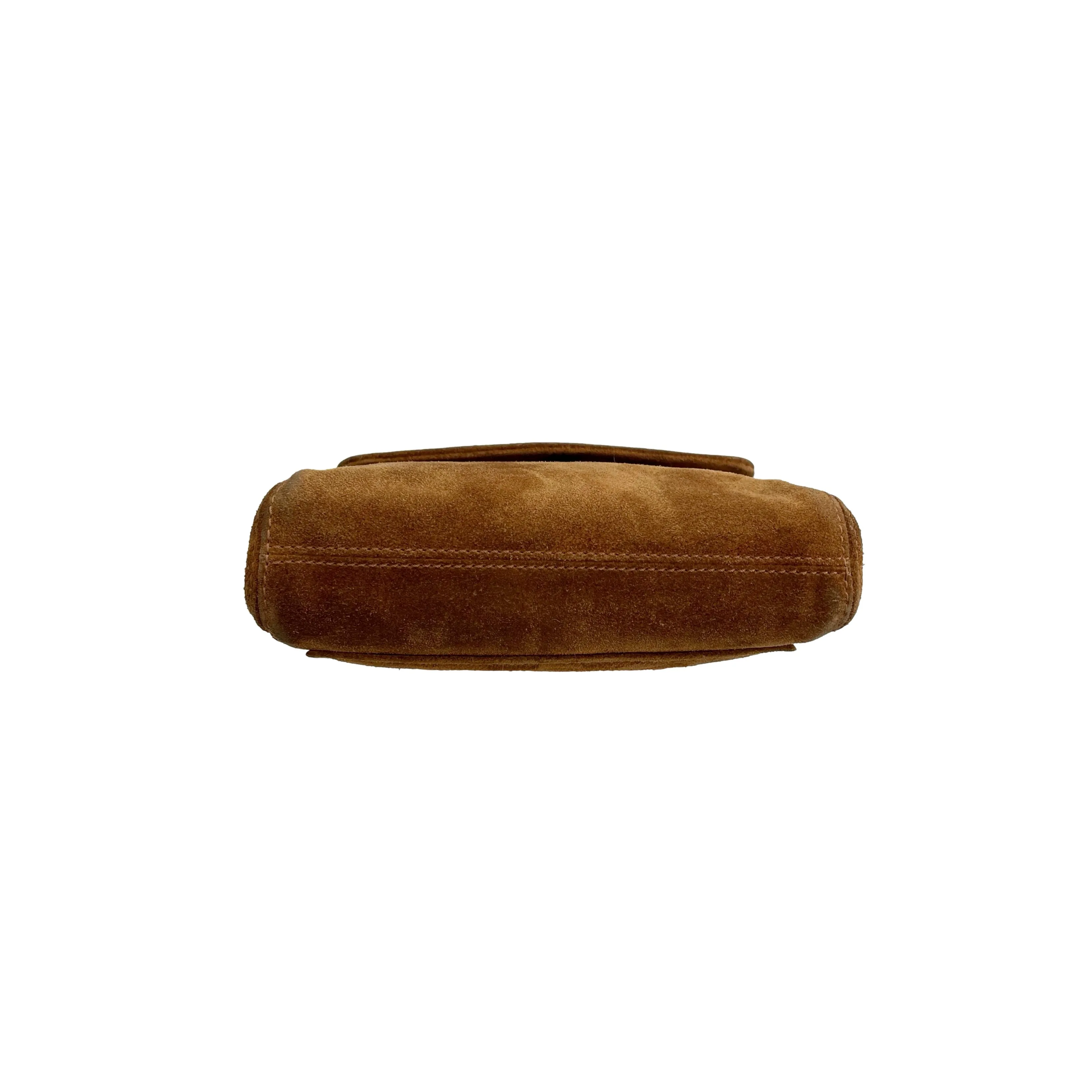 Chanel Tan Suede Mini Shoulder Bag