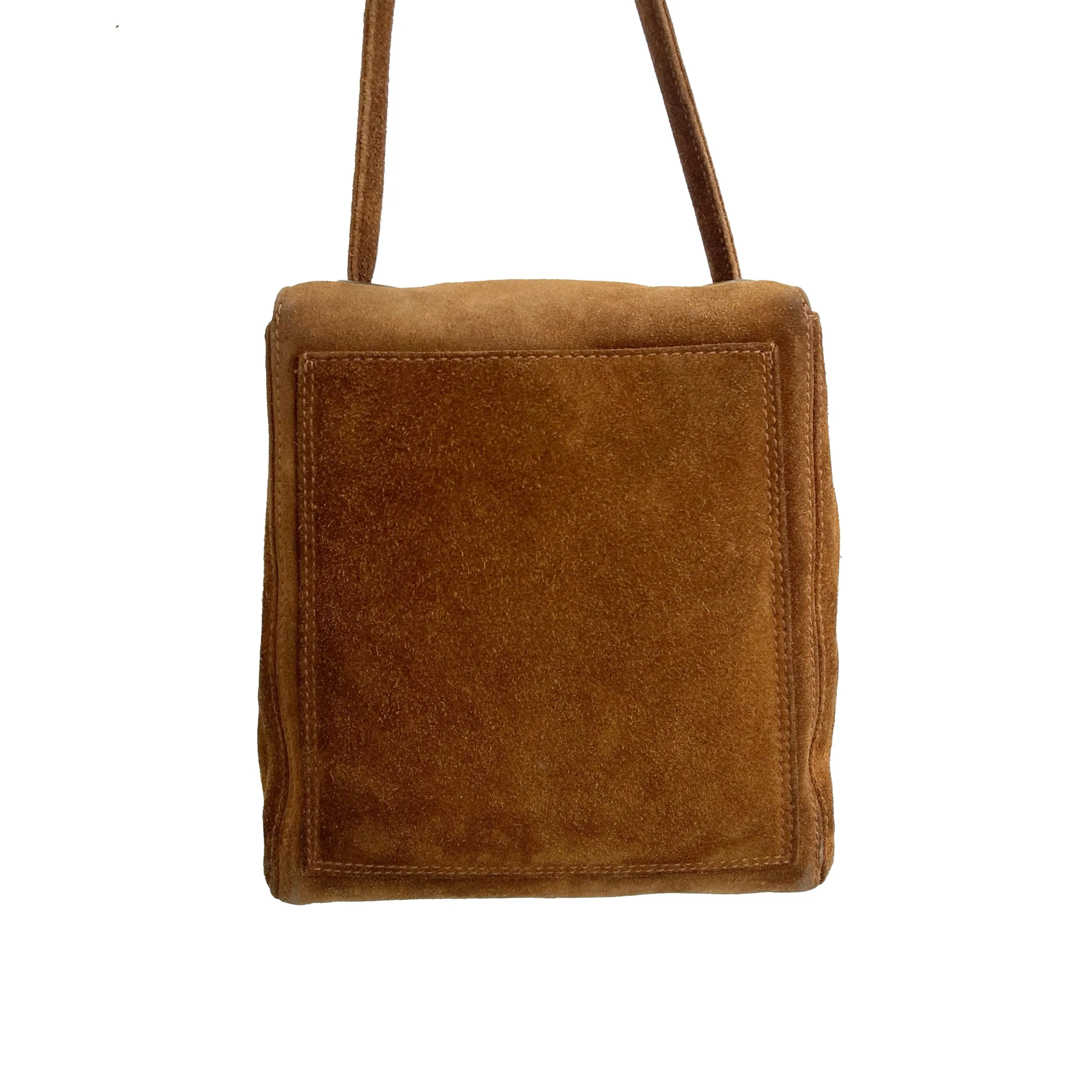 Chanel Tan Suede Mini Shoulder Bag