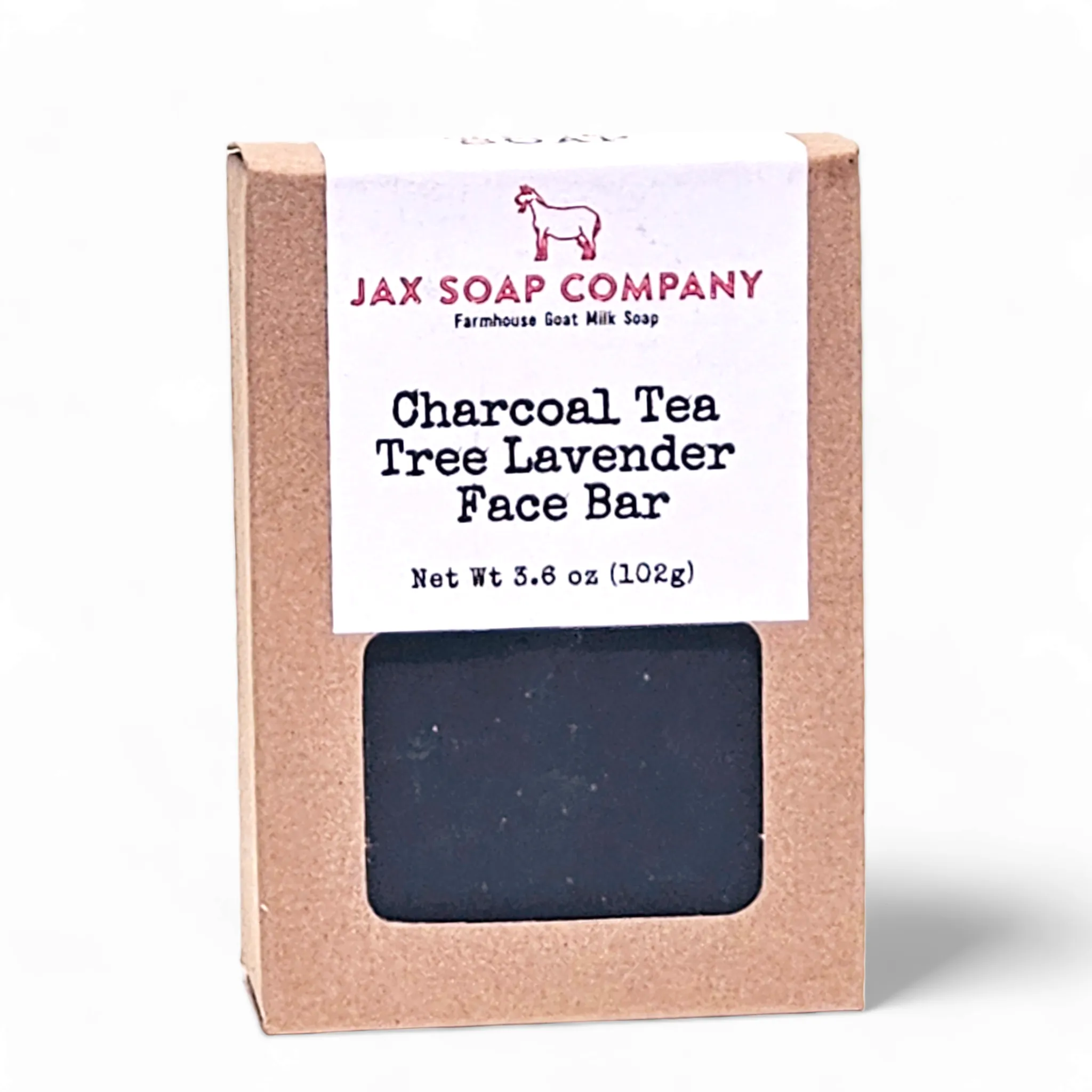 Charcoal Tea Tree Lavender Facial Bar Soap
