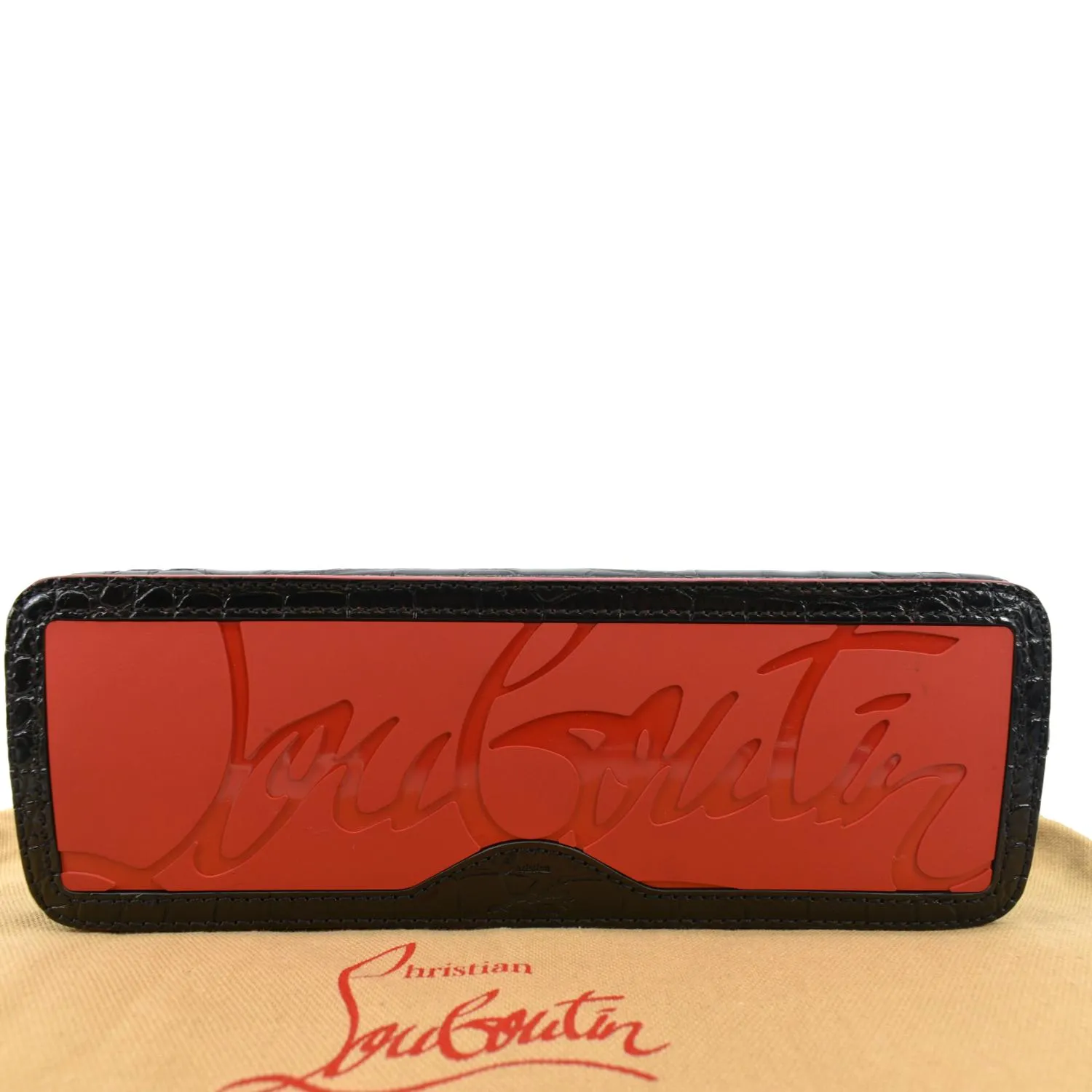 CHRISTIAN LOUBOUTIN Cabata Mini Spiked Leather Crossbody Bag Black