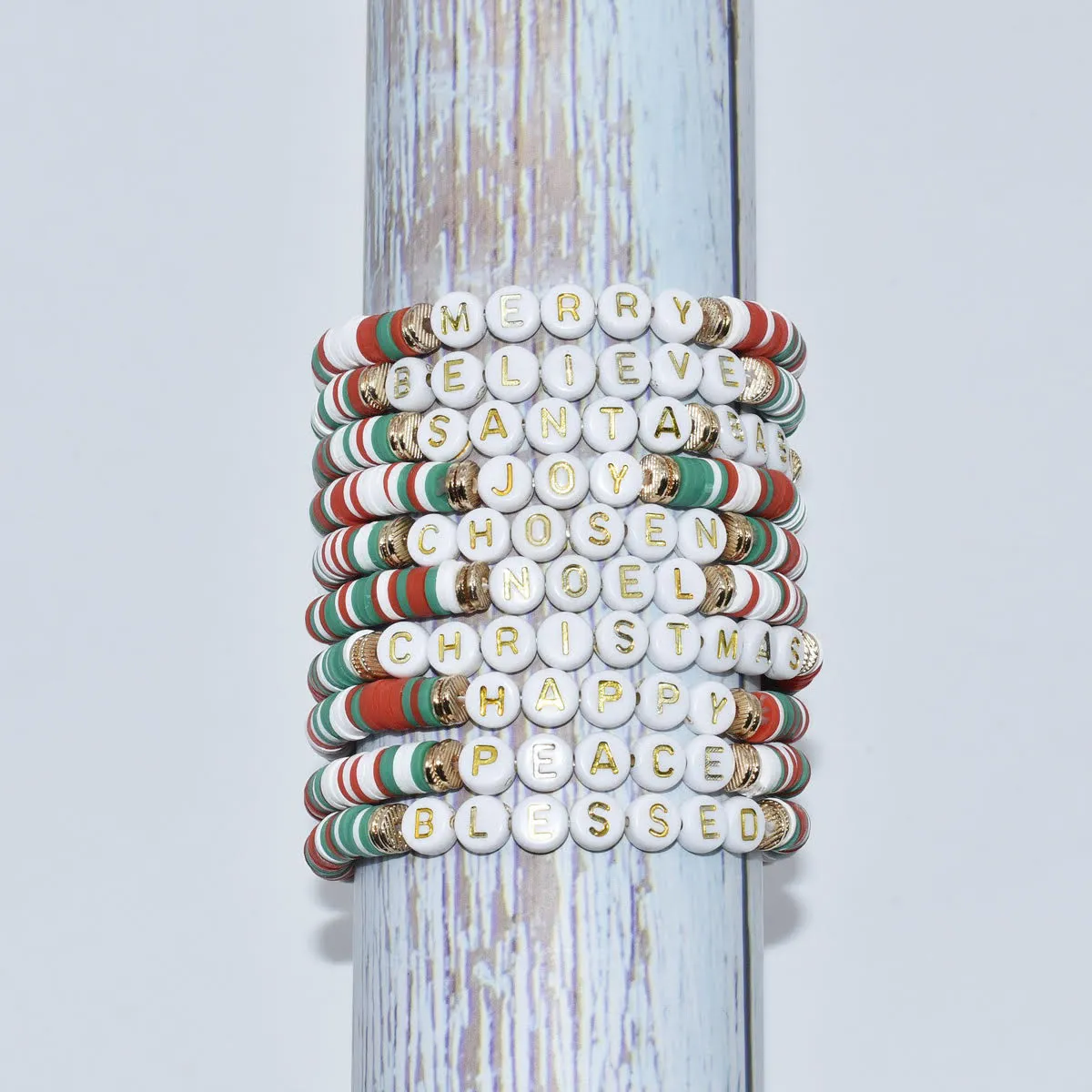 CHRISTMAS STRETCHY BRACELETS
