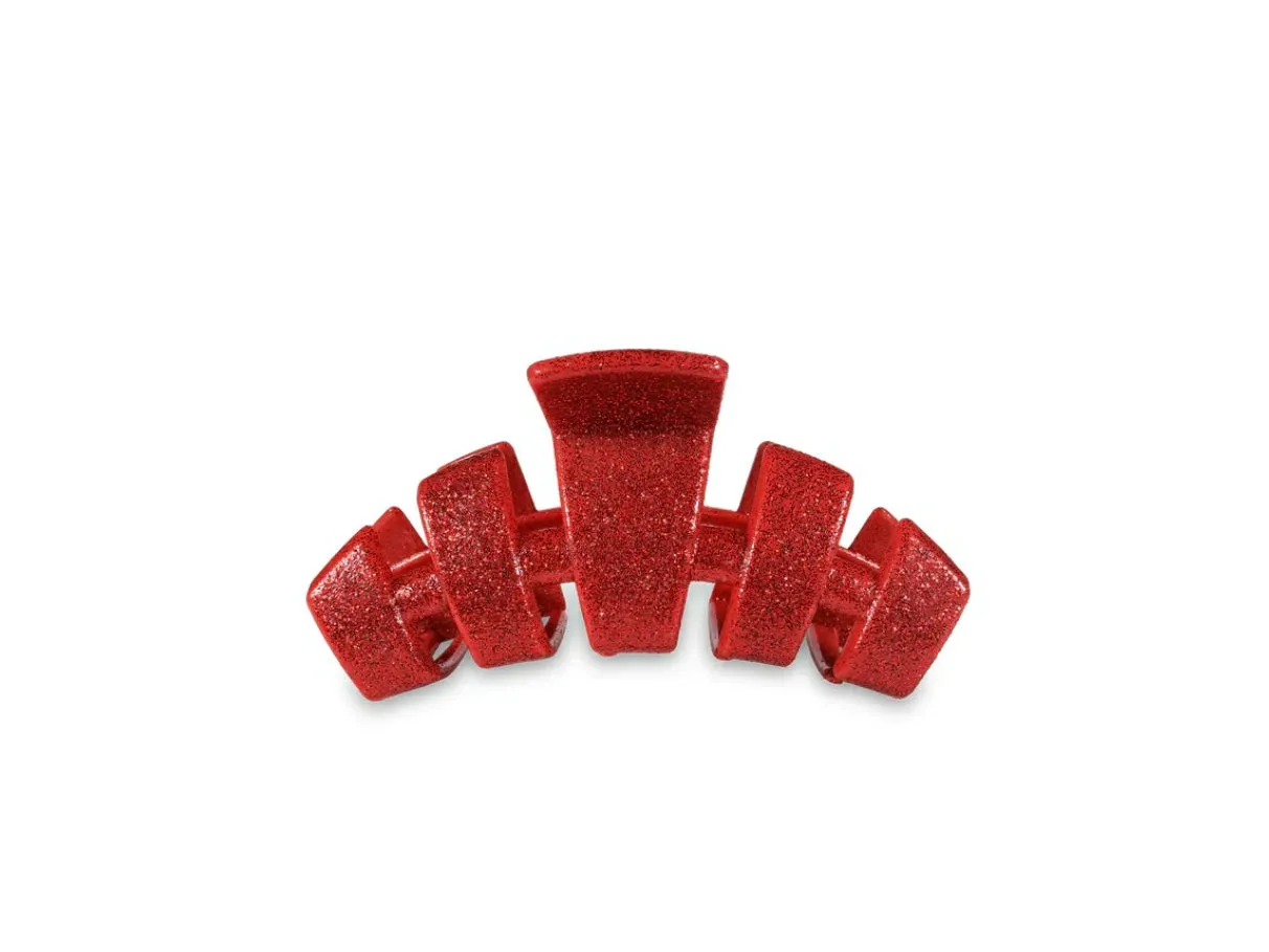 Classic Red Glitter Large Clip