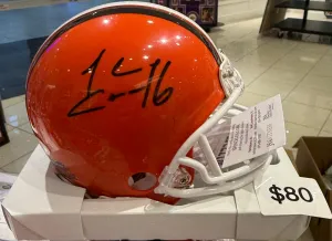 Cleveland Browns Josh Cribbs Hand Signed Autographed Mini Helmet JSA COA