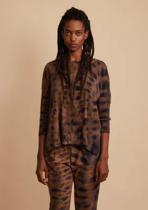 Cocoon Shirt, Rainbow Earthy