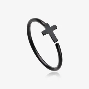 Colorline Cross Bendable Hoop Ring