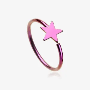 Colorline Star Bendable Hoop Ring