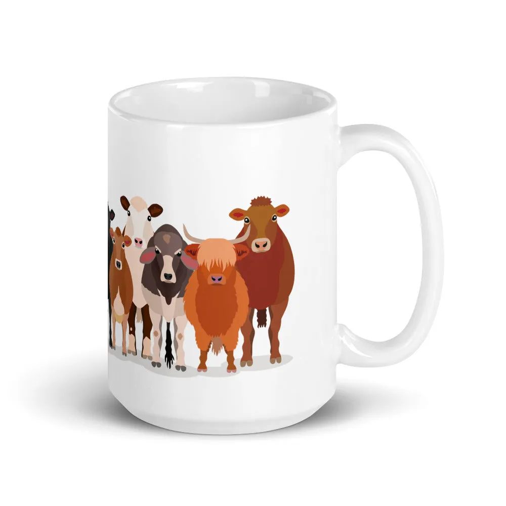 Cow Lineup Mug