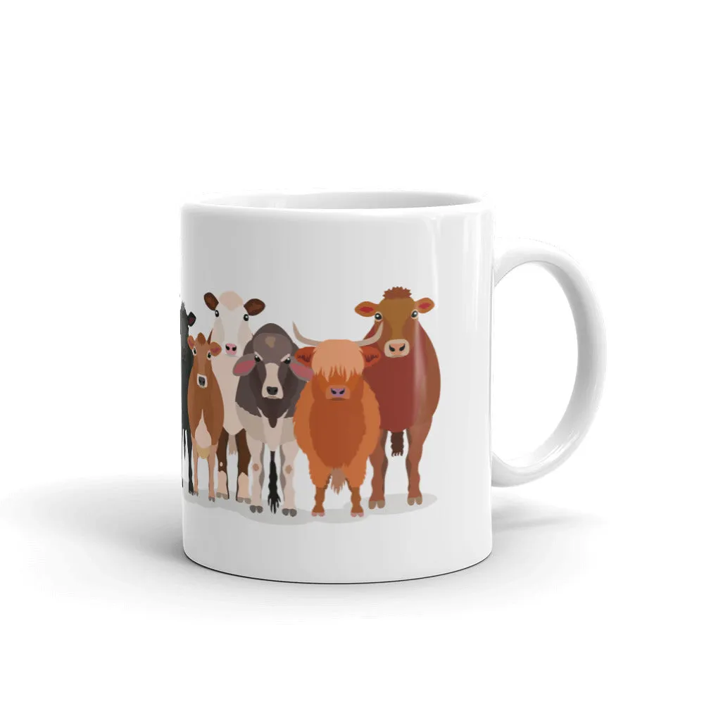 Cow Lineup Mug