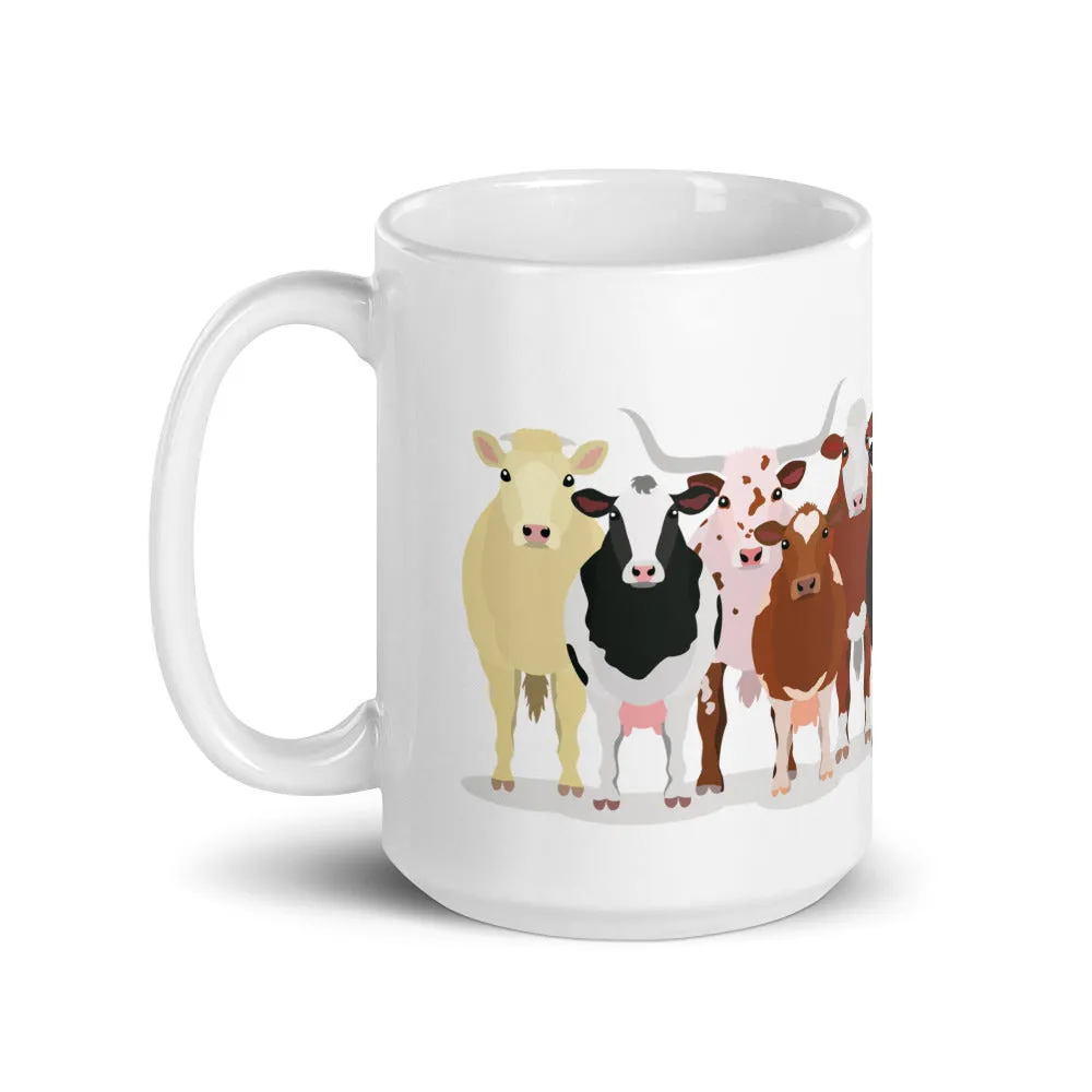 Cow Lineup Mug