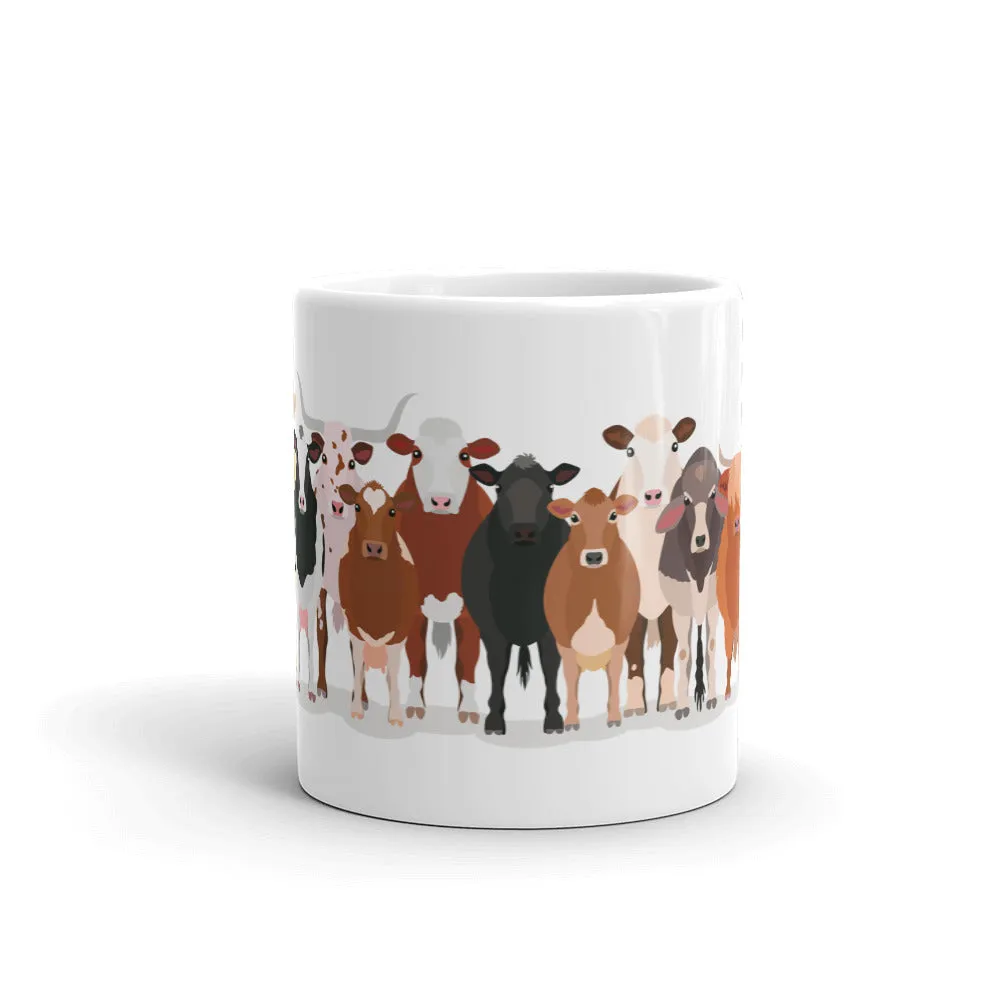 Cow Lineup Mug