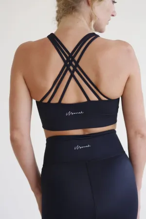 Criss Cross Noche Glossy Top