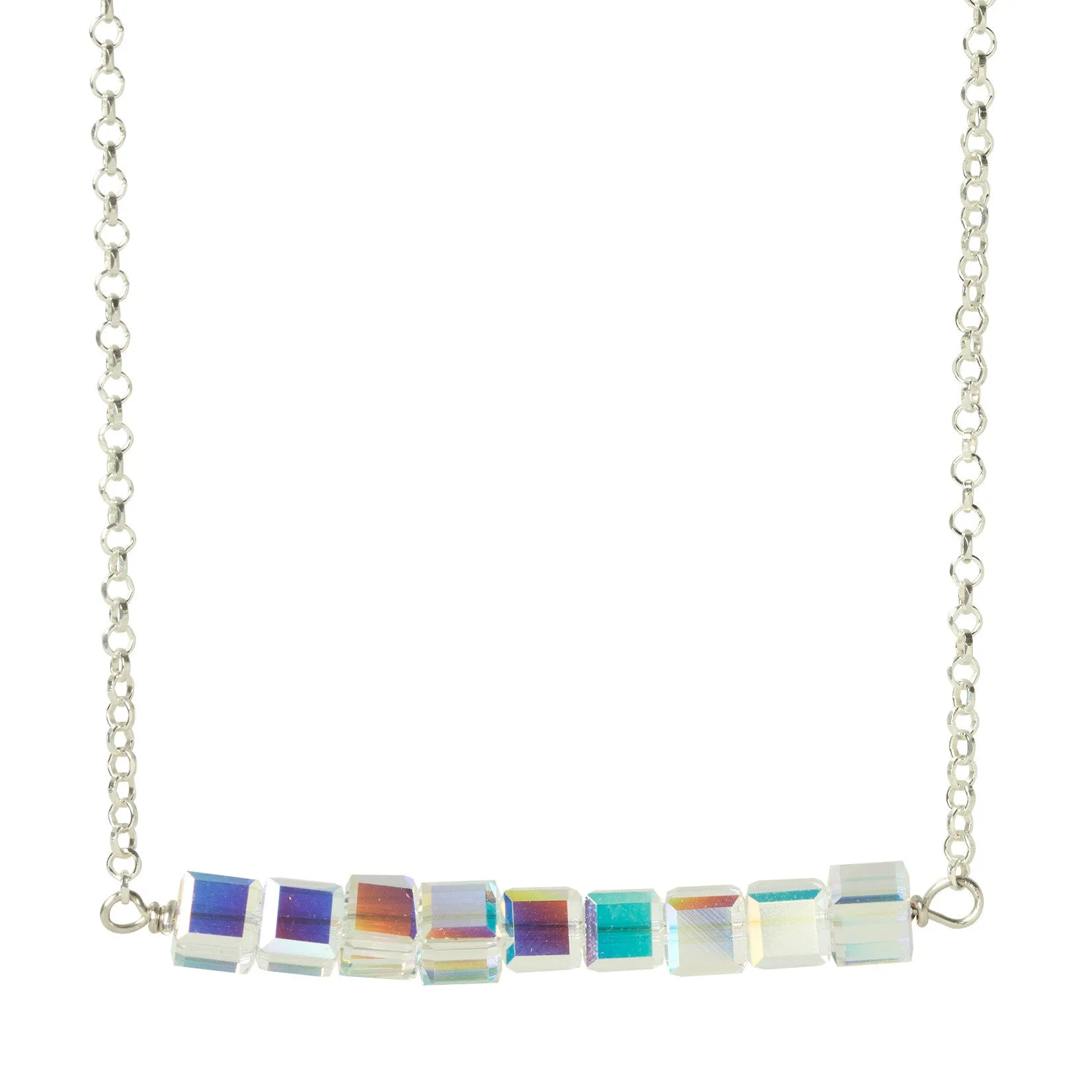 Crystal Bar Necklace