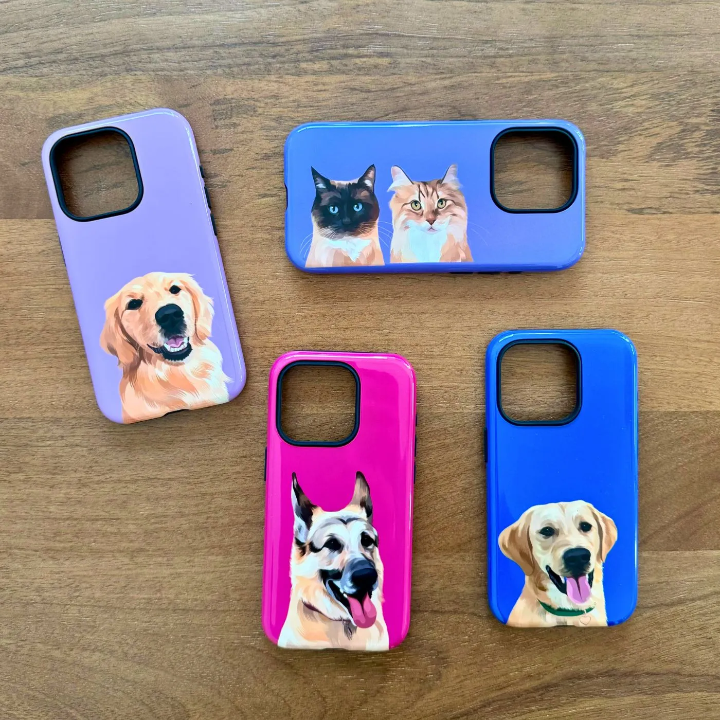 Custom Pet Portrait iPhone Case