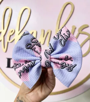 Cute & Clingy bow/ Piggies