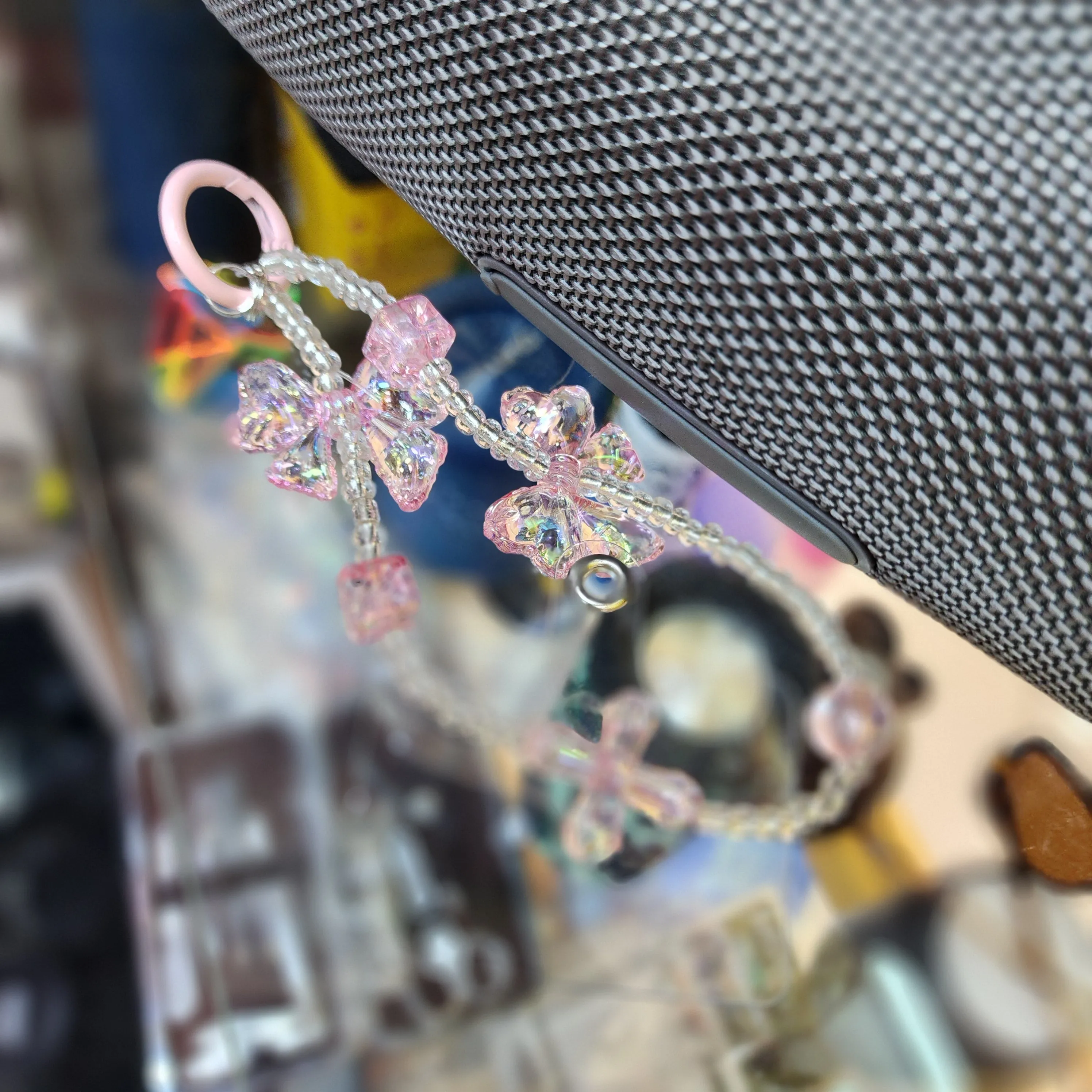 Cute bow phone charm , cute charms 3d