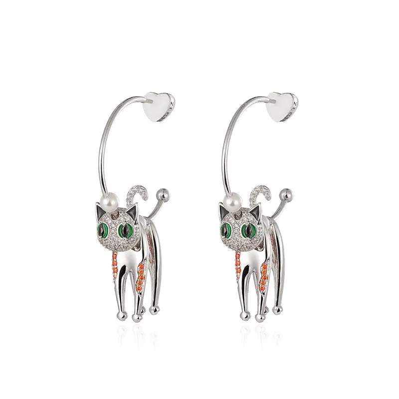 Cute Cat Earring