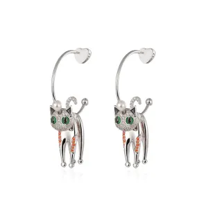 Cute Cat Earring