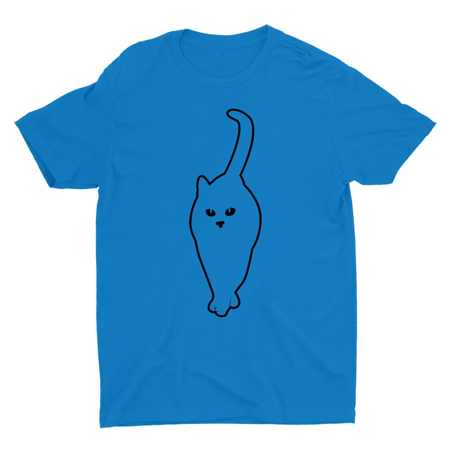 Cute Cat Graphic Cotton Tee