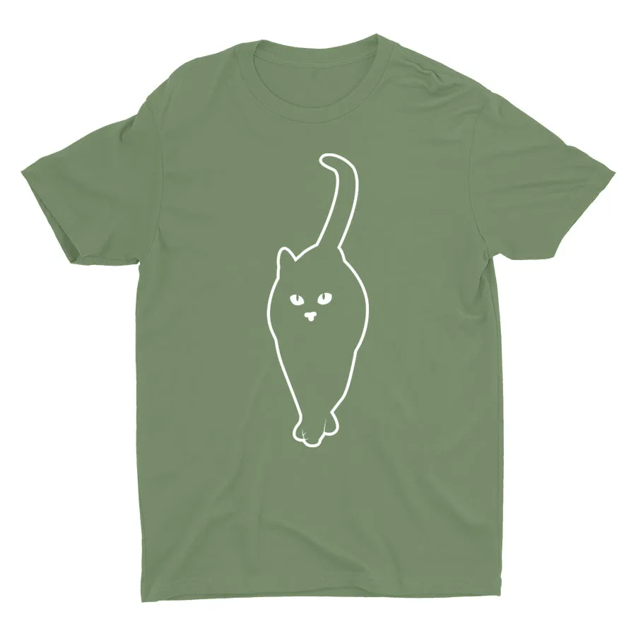 Cute Cat Graphic Cotton Tee