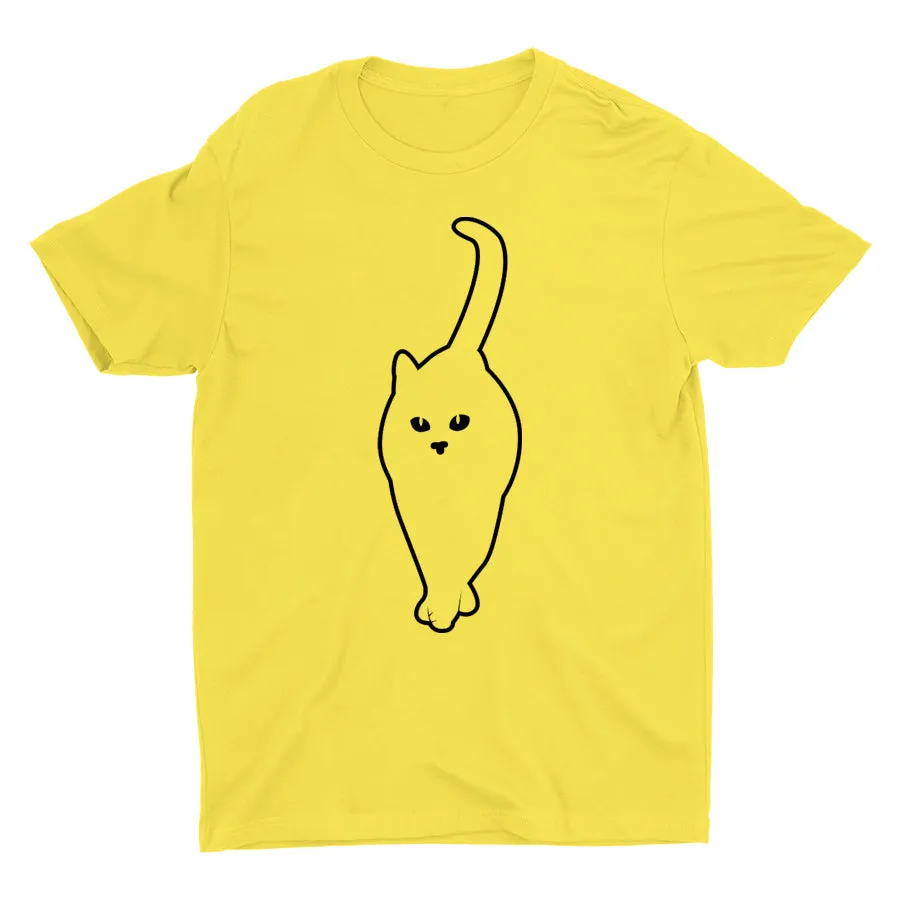 Cute Cat Graphic Cotton Tee
