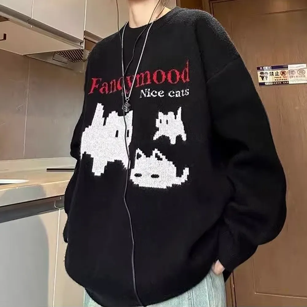 Cute Cat Knit Sweater