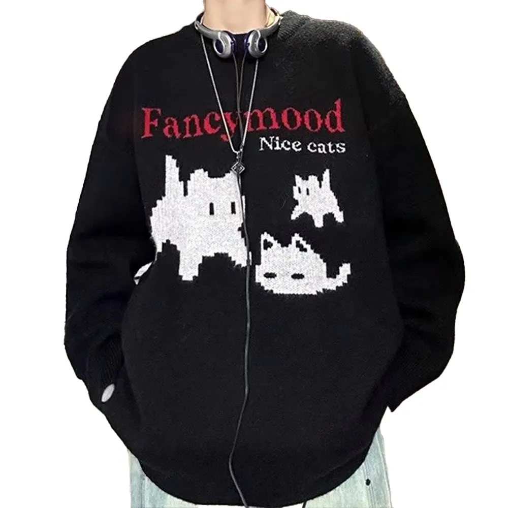Cute Cat Knit Sweater