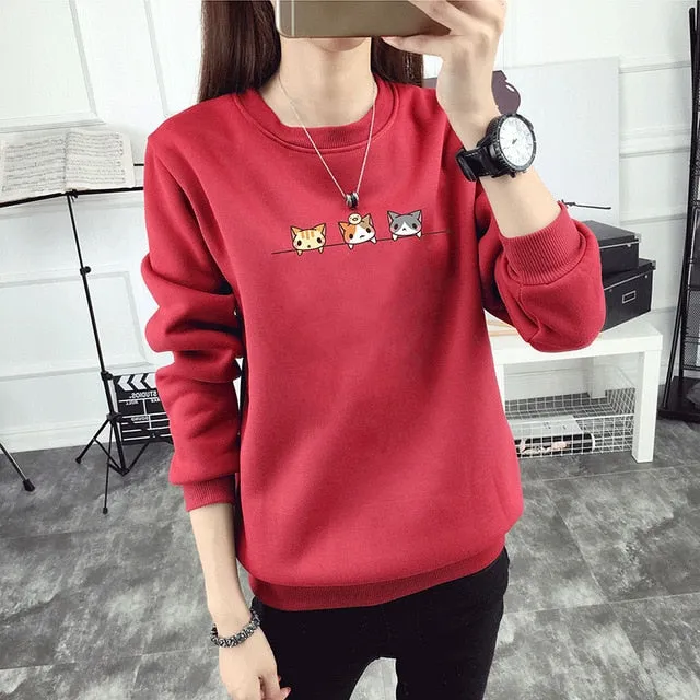 Cute Cat Sweatshirt