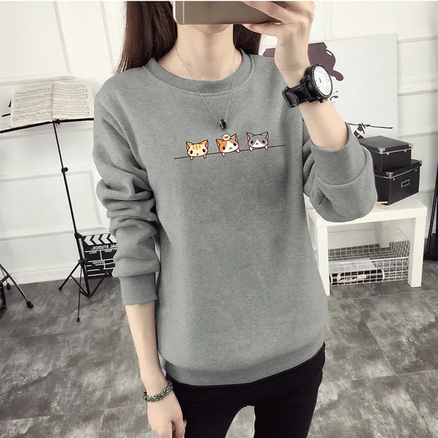 Cute Cat Sweatshirt