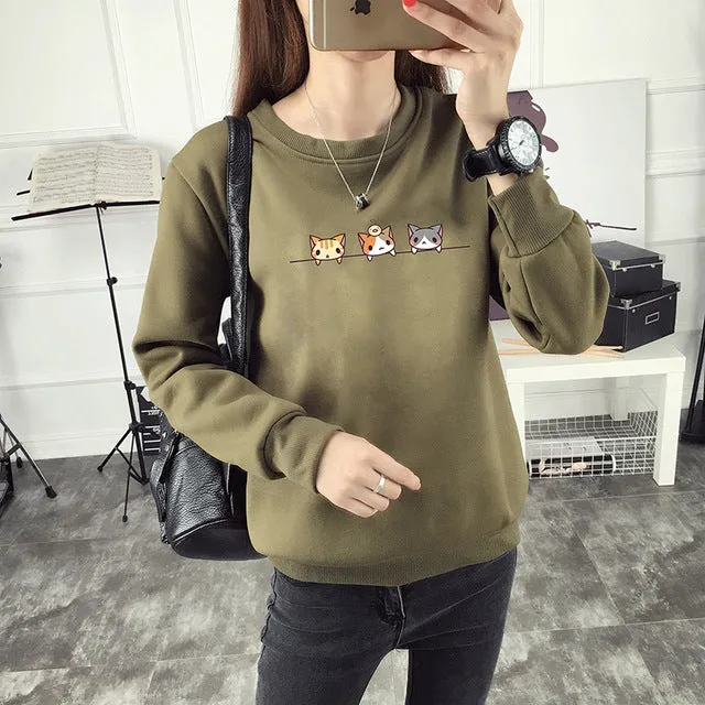Cute Cat Sweatshirt