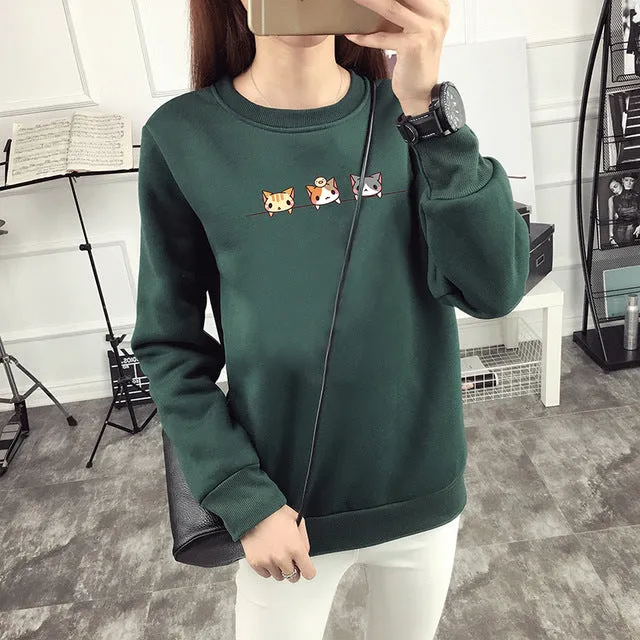 Cute Cat Sweatshirt