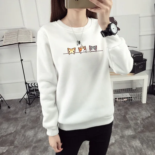 Cute Cat Sweatshirt