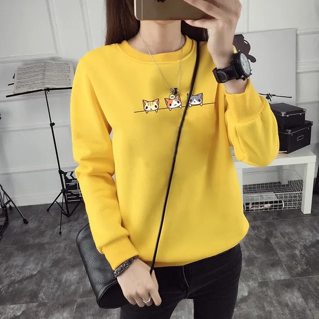 Cute Cat Sweatshirt