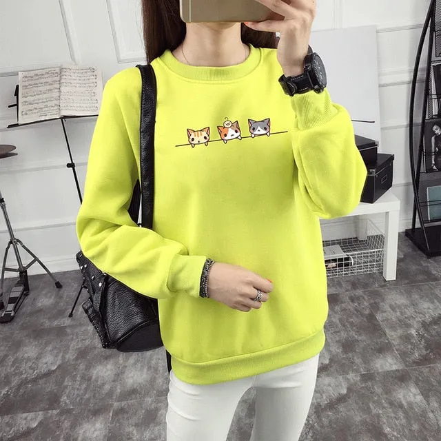Cute Cat Sweatshirt