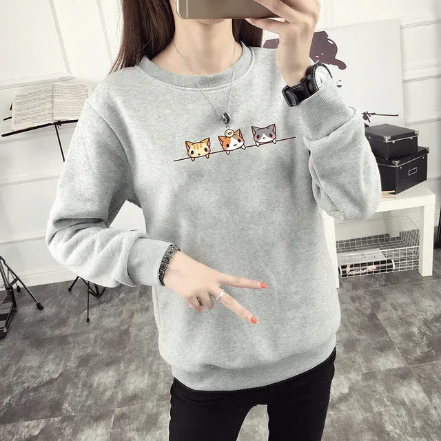 Cute Cat Sweatshirt